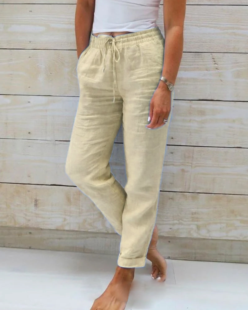 Monika™ | Linen Trousers