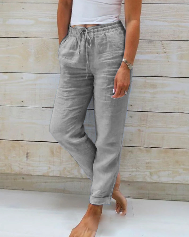 Monika™ | Linen Trousers