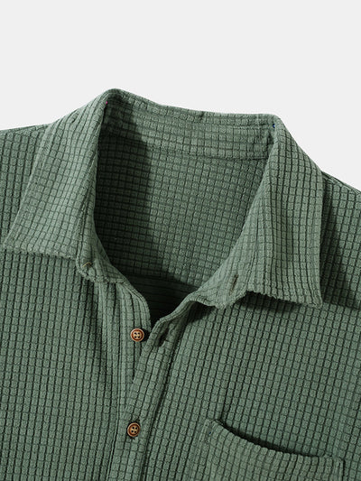 Mike™ | Waffle Henley Polo