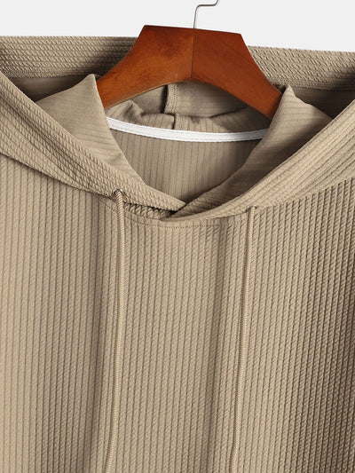 Tommy™ | Ribbed Hooded T-Shirt